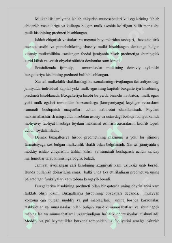 BUXGALTERIYA HISOBINING FUNKSIYA VA VAZIFALARI 7