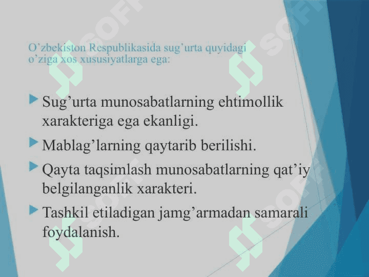 Sug’urta faoliyatining huquqiy asoslari 6