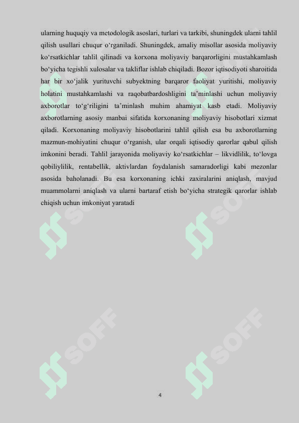 KORXONA MOLIYAVIY HISOBOTLARI VA ULARNING TAHLILI 4