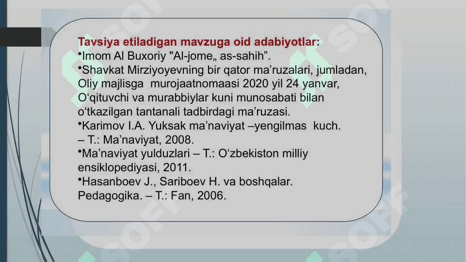 Tarbiya –komillik sari qadam 2