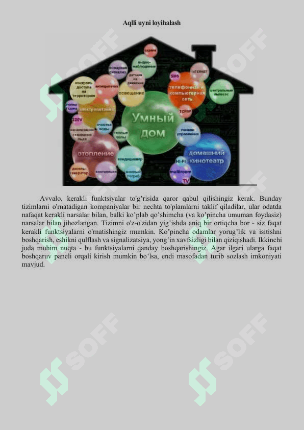 Cisco Packet Tracer dasturi yordamida internet ashyolari asosidagi aqlli uyni qurish (SAAS bo’yicha)  va simulatsiya qilishni o’rganish amaliy ish 8