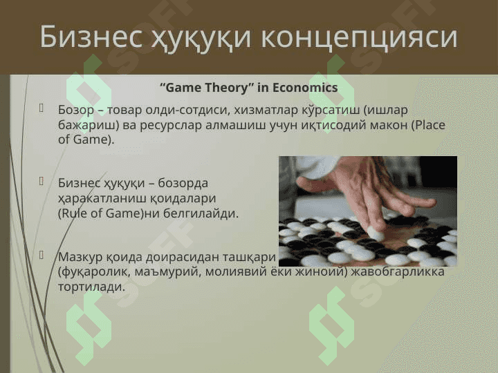 Бизнес ҳуқуқига кириш 3