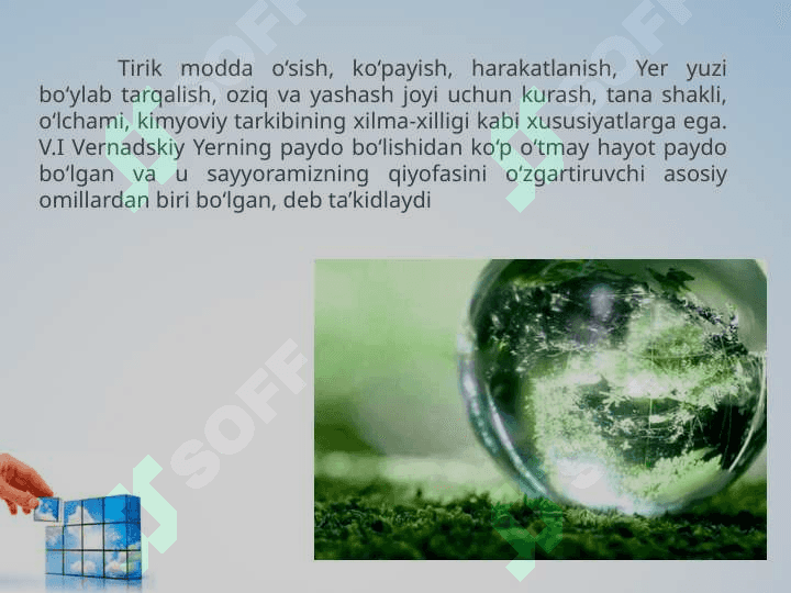 11-sinf biologiya Biosferaning tarkibi 4