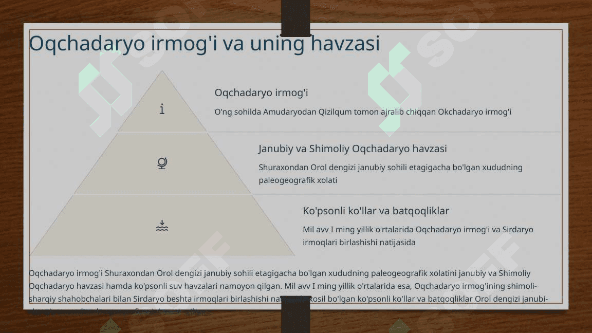 O‘rta Osiyo hududida ilk davlat birlashmalarining shakillanish tarixi va xo‘jalik hayoti 8