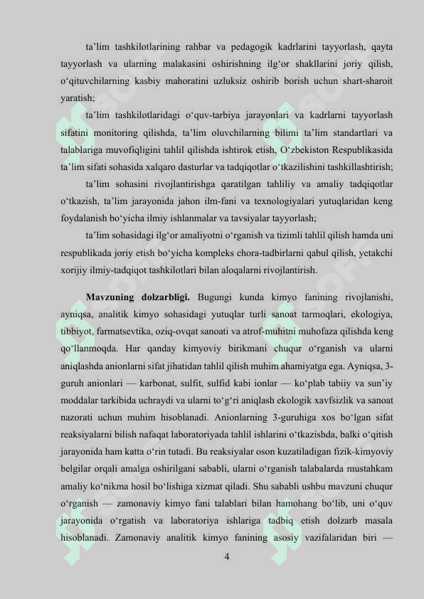 ANIONLARNING 3-GURUHI VA ULARGA XOS SIFAT REAKSIYALAR 3