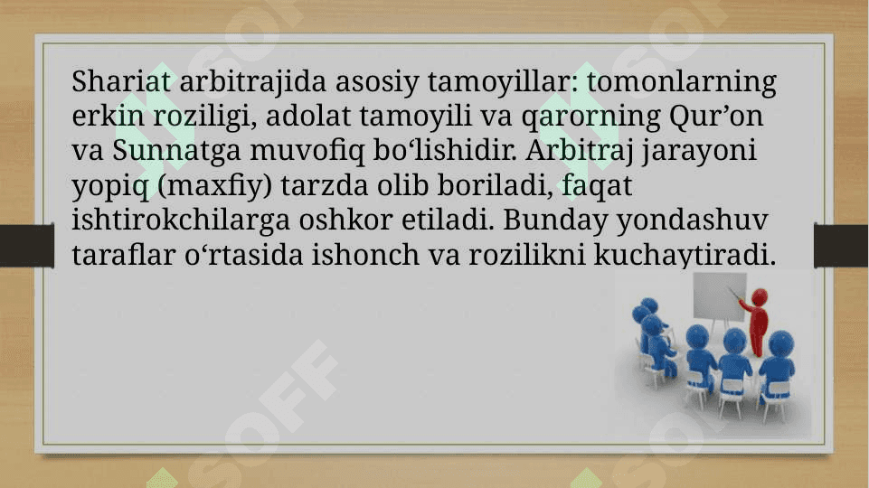 SHARIAT-ARBITRAJ KLASSIK MULK HUQUQI. ARBITRAJ, NAYRANGLAR VA ISLOMIY MOLIYA 6