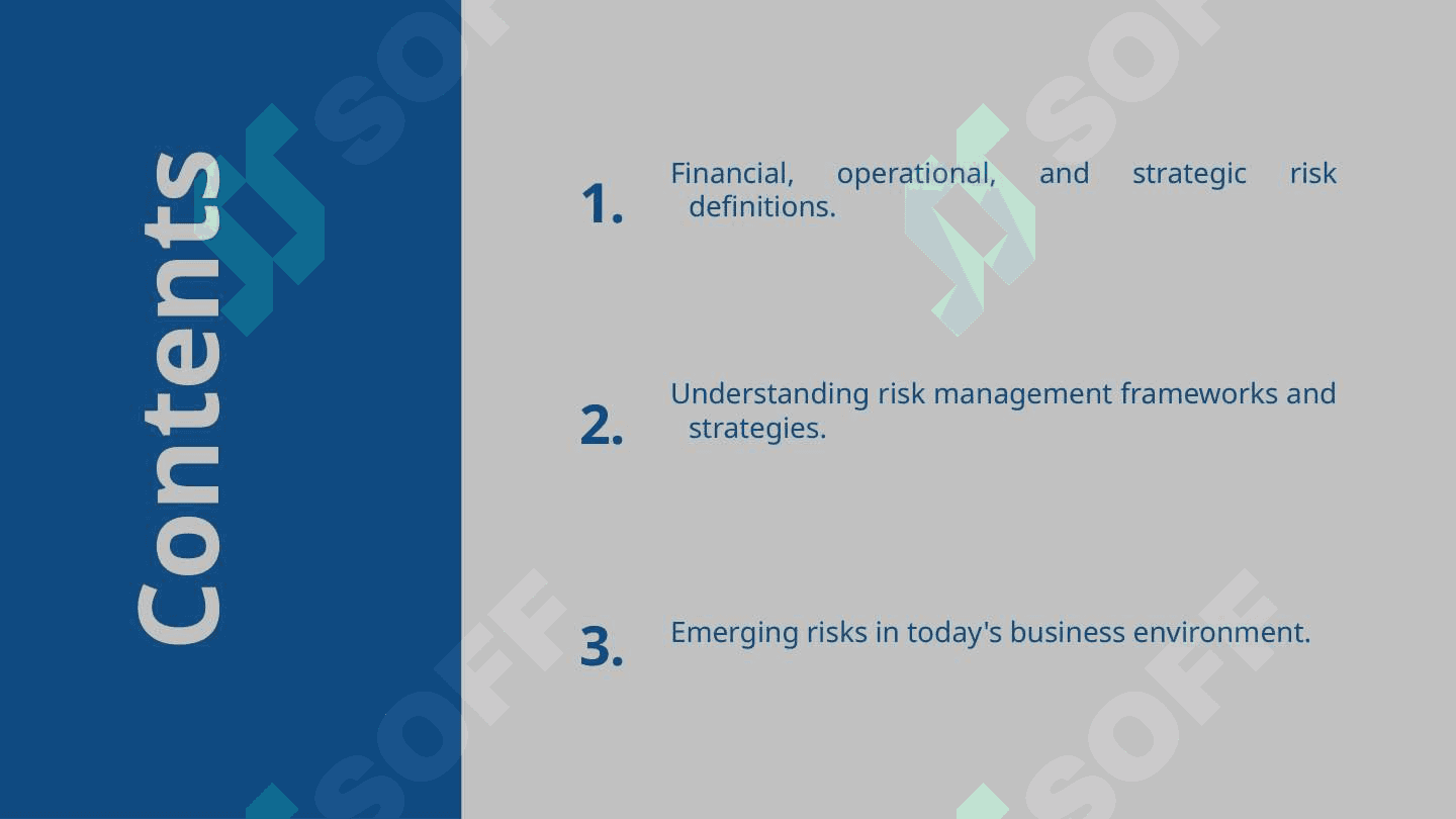 Types of risk 2