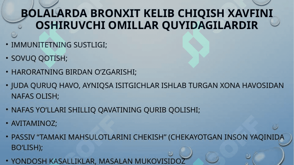 Surunkali obstruktiv bronxit 8