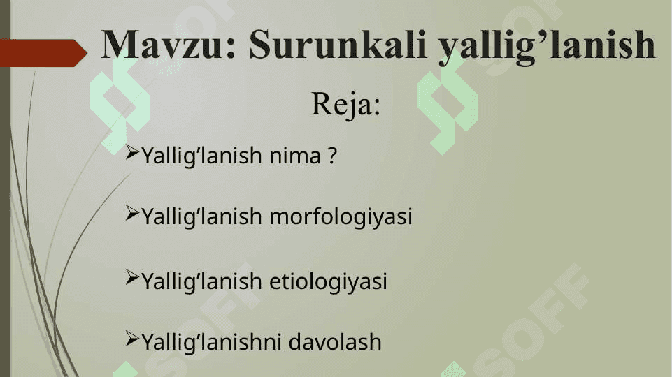 Surunkali yallig’lanish 2