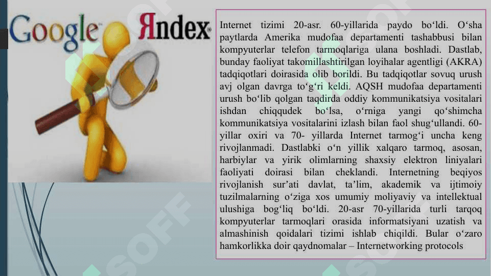 Internet va uning tarixchi uchun imkoniyatlari haqida. 3