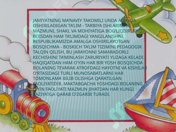 O’YINNING BOLA FAOLIYATI SIFATIDAGI MOHIYATI VA O’ZIGA XOSLIGI 5