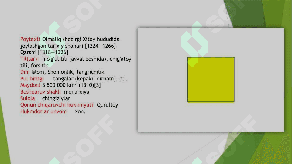 Chig‘atoy ulusi va davlat boshqaruvi. 3