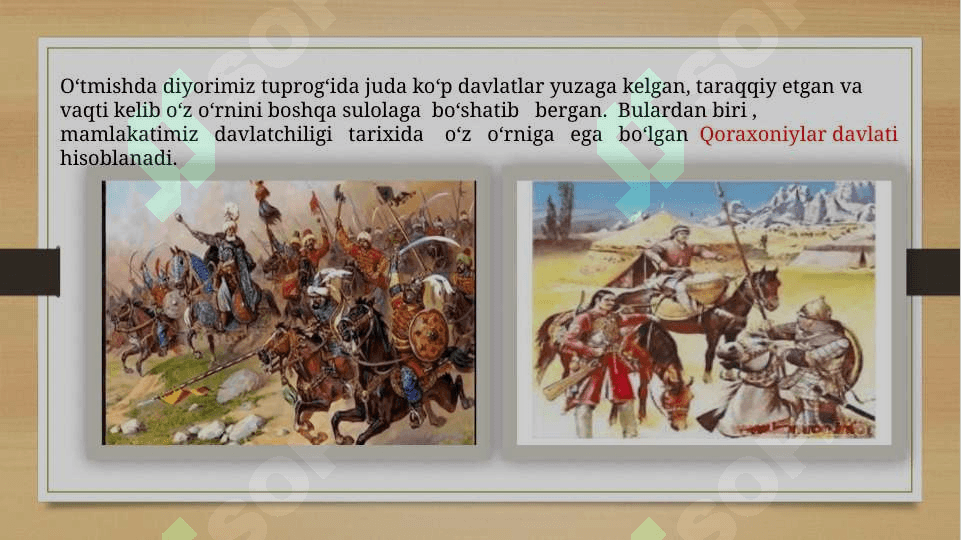 Qoraxoniylar davlati tarixi 3