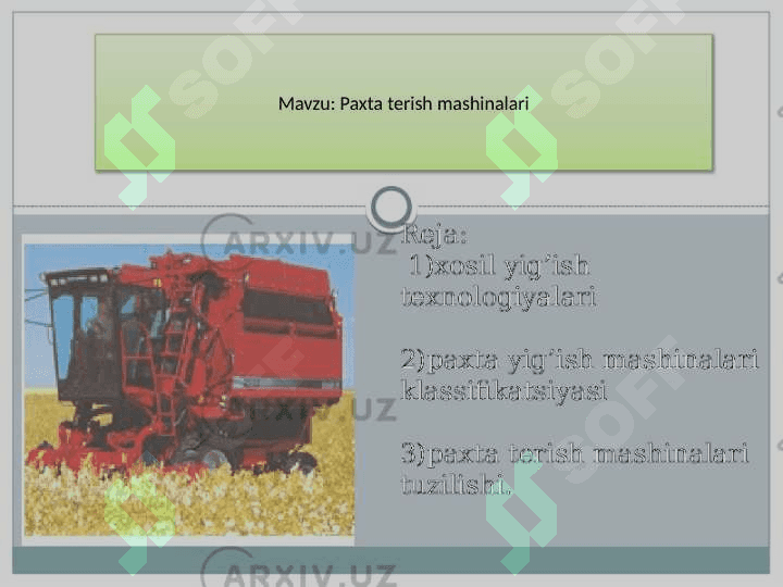 Paxta terish mashinalari 3