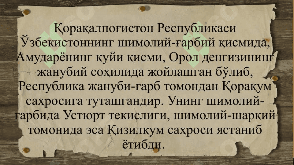 Қорақолпоғистон Республикаси мустақиллик йилларида 2
