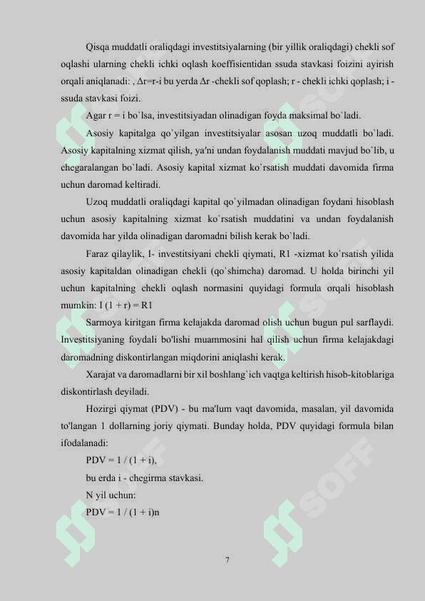 KAPITAL QO`YILMALAR VA KAPITAL BOZORI..docx 6