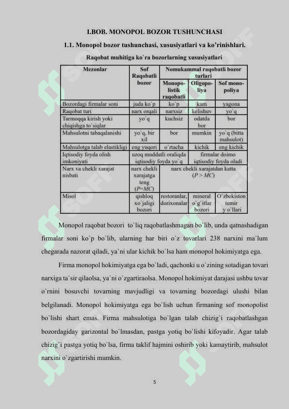RAQOBATLASHMAGAN BOZOR SHAROITIDA MONOPOL NARX BELGILASH VA BOZOR HOKIMIYATI..docx 4