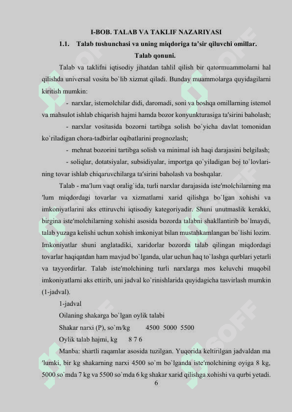 TALAB VA TAKLIF QONUNIGA KO’RA NARX BELGILASH USULLARI..docx 5