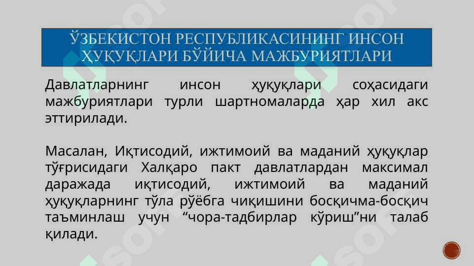 Инсон ҳуқуқлари бўйича миллий қонунчилик 4