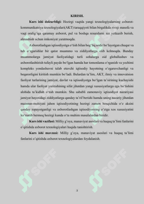 MILLIY G’OYA, MANAVIYAT ASOSLARI VA HUQUQ TA’LIMI FANLARINI O’QITISHDA AXBOROT TEXNOLOGIYALARDAN FOYDALANISH..docx 2