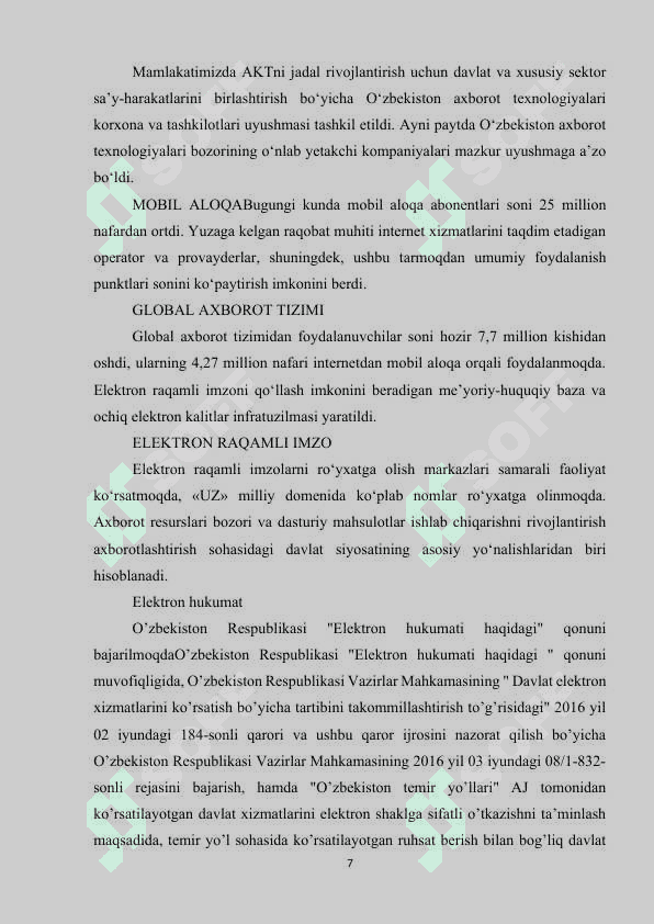 MILLIY G’OYA, MANAVIYAT ASOSLARI VA HUQUQ TA’LIMI FANLARINI O’QITISHDA AXBOROT TEXNOLOGIYALARDAN FOYDALANISH..docx 6