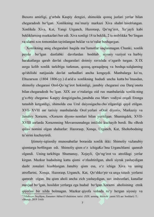 ROSSIYA IMPERIYASINING O‘LKAMIZDAGI MUSTAMLAKACHILIK SIYOSATI VA O‘LKANI O‘RGANISH MASALASI.docx 6