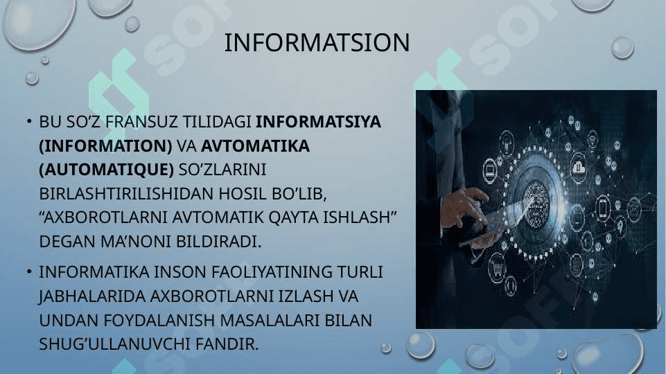 information kamunikatsion texnologiyalarning dasturiy  ta’minoti 4