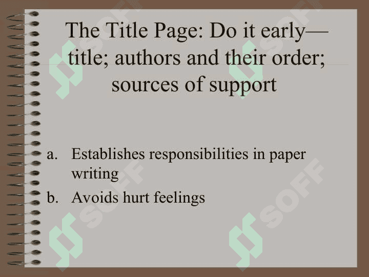 How to write a scholarly paper 4
