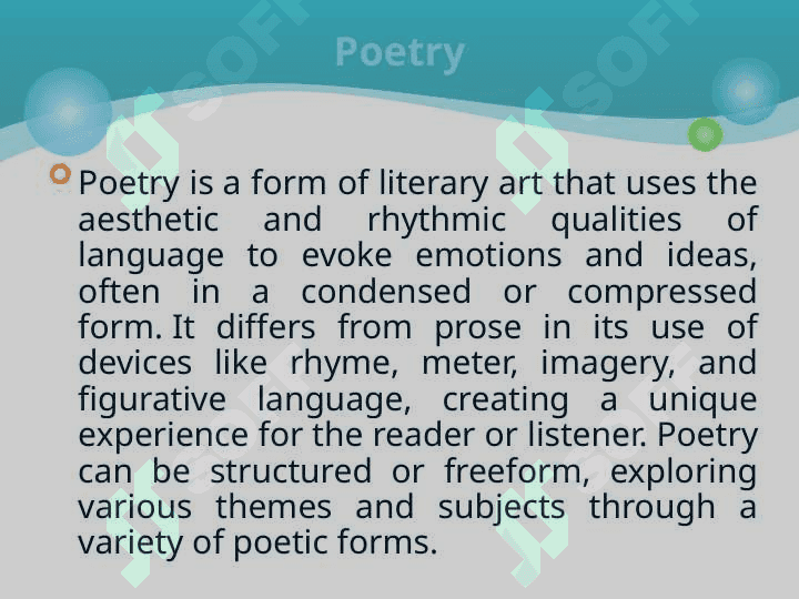 What is Poetry? 2