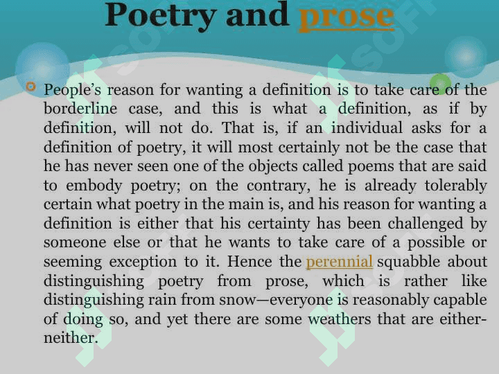 What is Poetry? 4