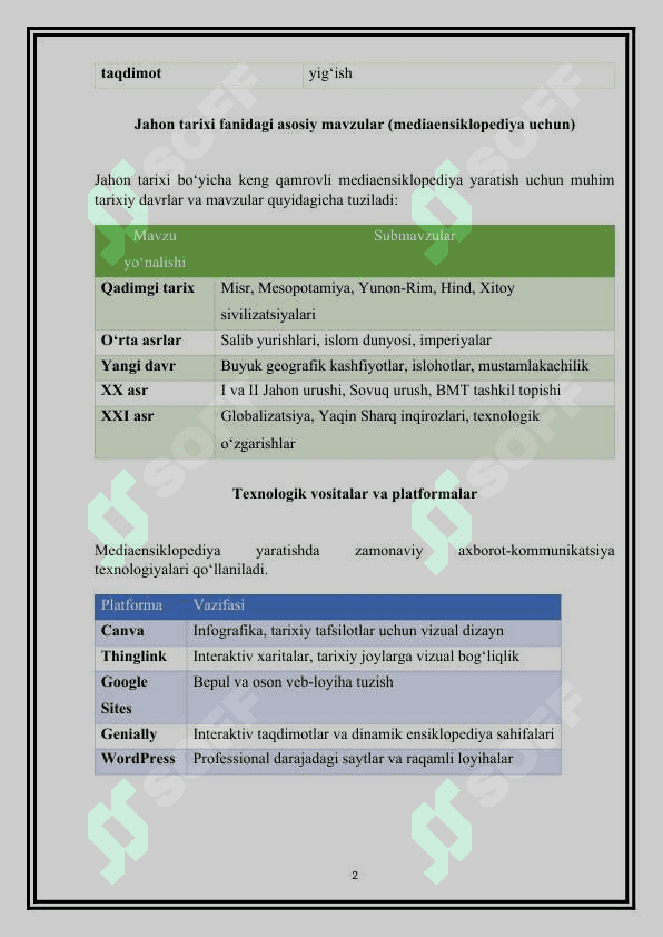 Jahon tarixi fani doirasida mediaensiklopediya malumot 3