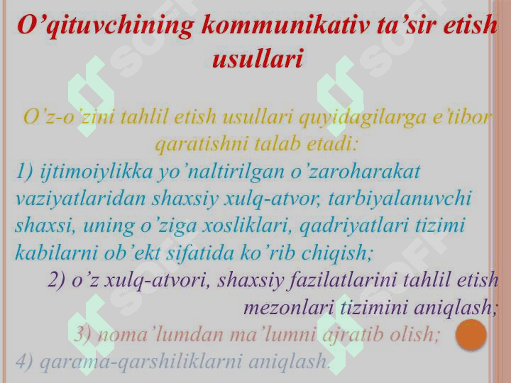 Kommunikativ malakalar va ta’sir etish 8