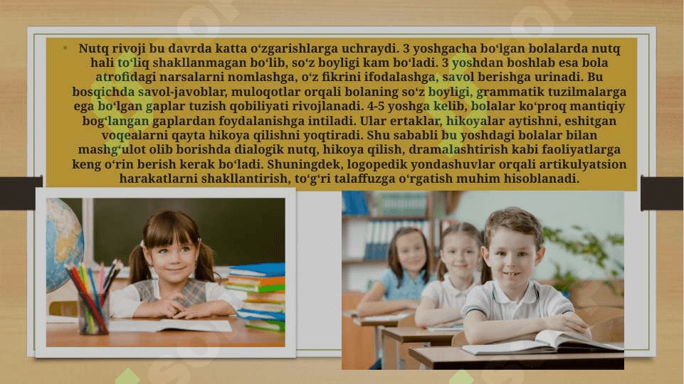 Maktabgacha yoshdagi bolalarning yosh xususiyatlari 4