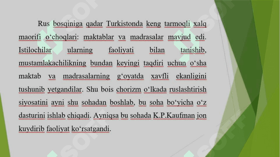 Rossiya imperyasi mustamlakasi davrida Turkistonda madaniyat va san`at IXIX-asrning ikkinchi yarmi xx-asrning boshlari 2