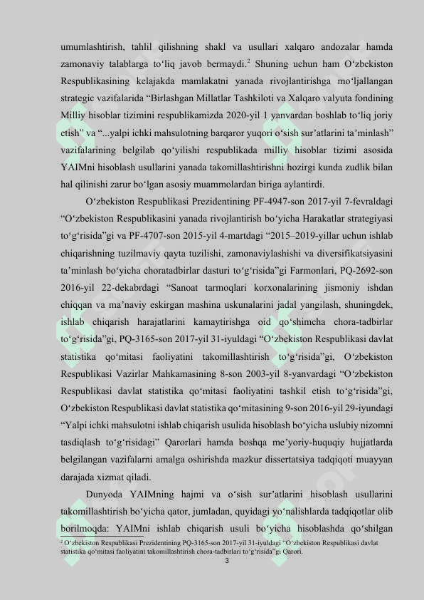Milliy hisoblar tizimida yalpi ichki mahsulot ko’rsatkichini hisoblash  shartlari va usullari. 3