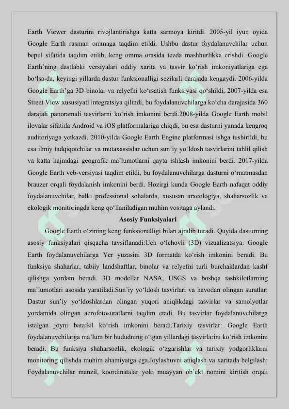 Google Earth dasturidan foydalangan holda tarixiy-madaniy yodgorliklarni aniqlash 25 4