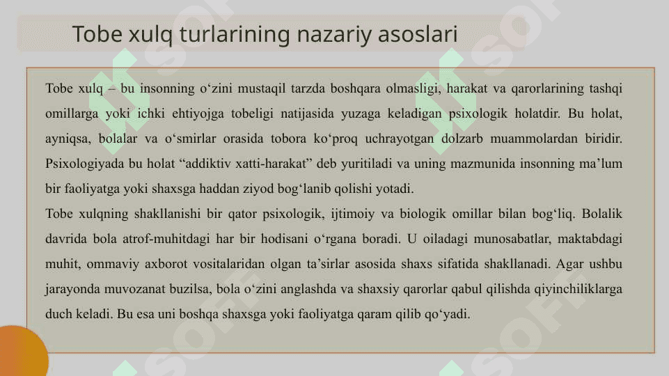 Tobe xulq turlarida korreksion ishlarni olib borish usullari slayd 4