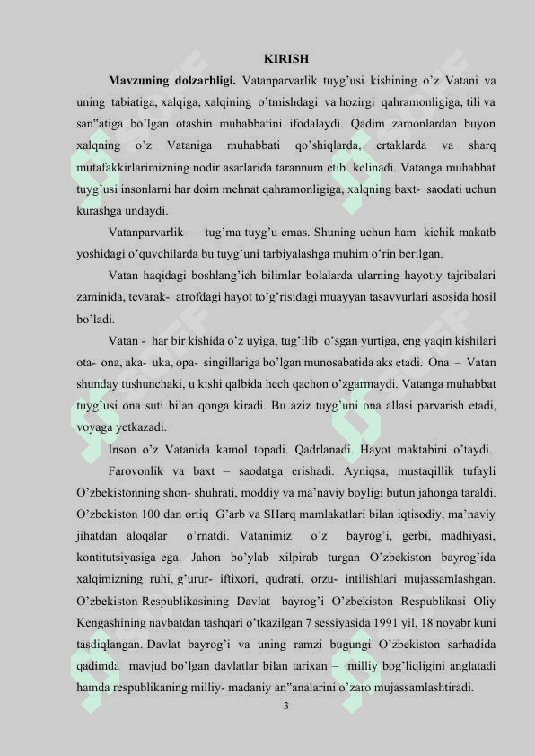 BOLALARNI VATANPARVARLIK RUHIDA TARBIYALASHDA MAKTABGACHA TA’LIM TASHKILOTLARINING O‘RNI..docx 2