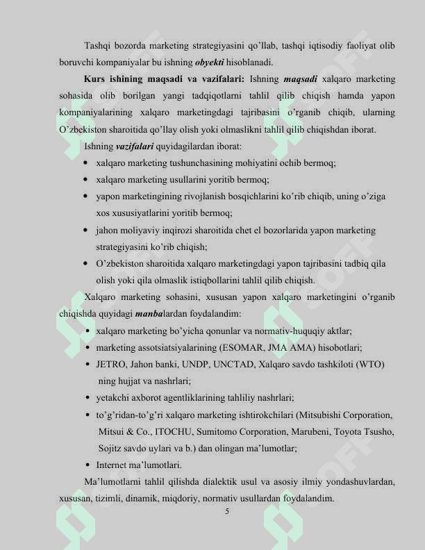 XALQARO MARKETING FAOLIYATINI TASHKIL QILISHDA MAVJUD TAHLILLAR.docx 4