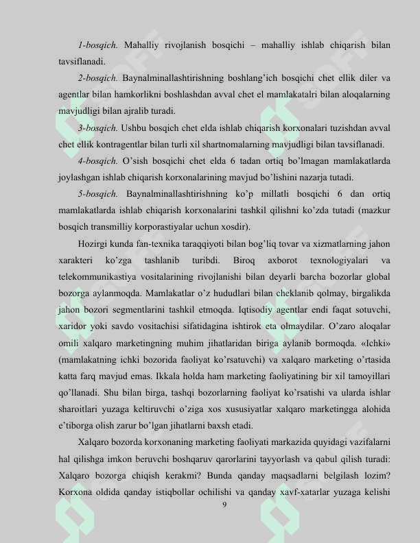 XALQARO MARKETING FAOLIYATINI TASHKIL QILISHDA MAVJUD TAHLILLAR.docx 8