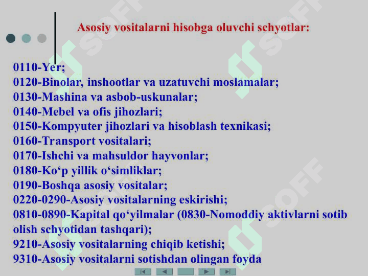 UZOQ MUDDATLI AKTIVLAR HISOBI 8