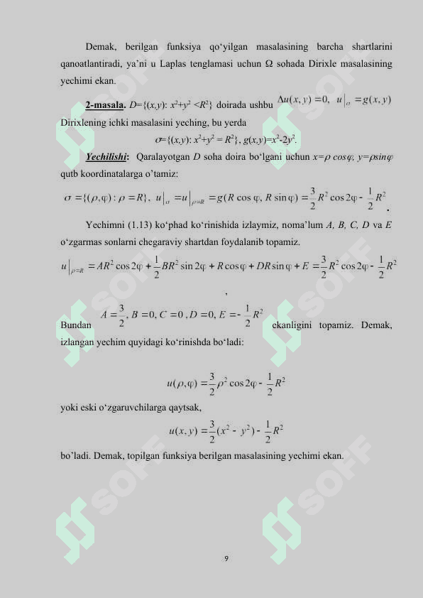 LAPLAS TENGLAMASI UCHUN DIRIXLE MASALASINING GRIN FUNKSIYASI.docx 8