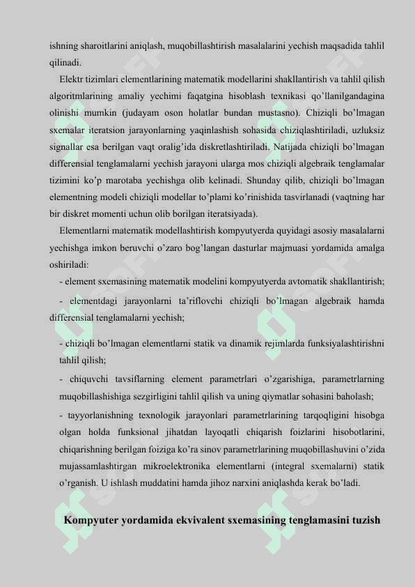 Kompyuter yordamida ekvivalent sxema tenglamasini tuzishni modellashtirish.docx 8