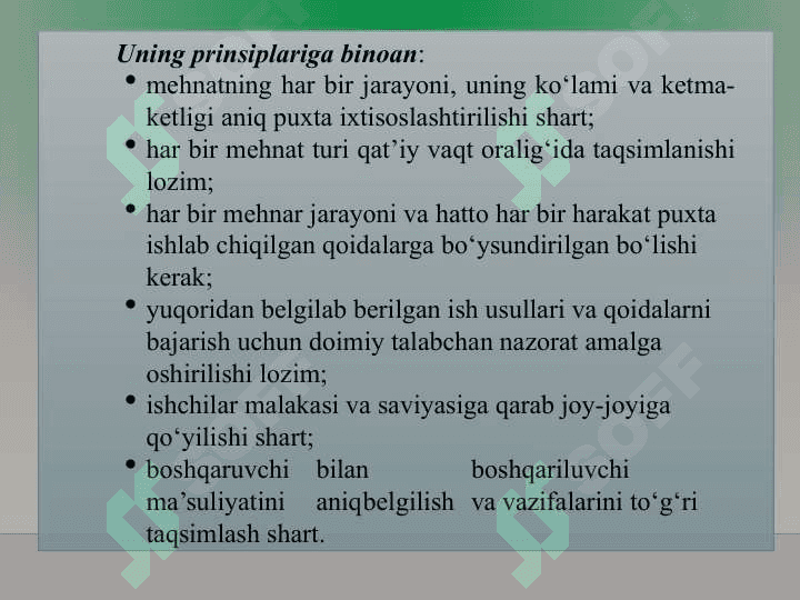 San’at menejmentining shakllanishi va rivojlanish tarixi 5