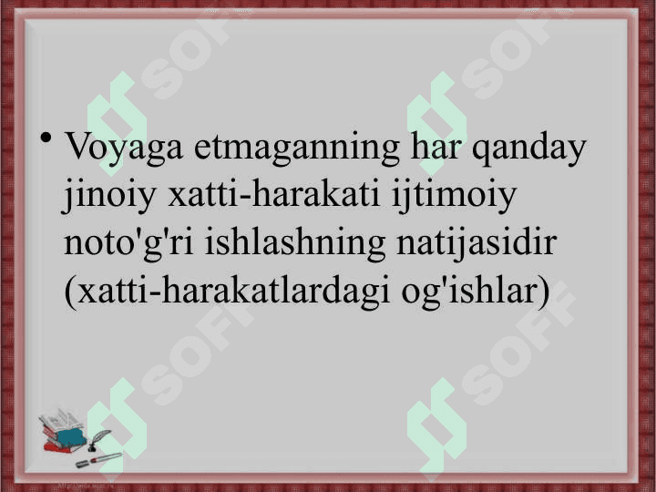 Voyaga etmaganlarning noqonuniy xatti-harakatlarining oldini olish 3