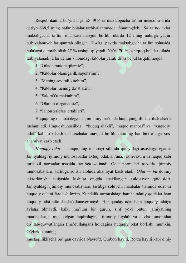 HUQUQIY TARBIYANING NAZARIY ASOSLARI 5