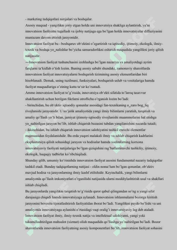 INNOVATSION IQTISODIYOTNING ILMIY-USLUBIY ASOSLARI 8