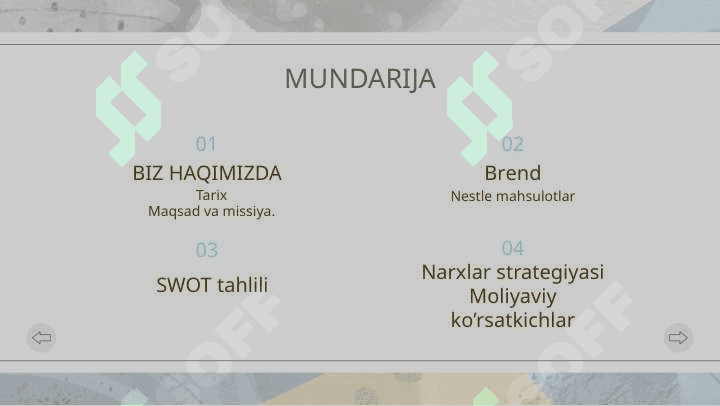 "Nestle" kompaniyasi haqida 2