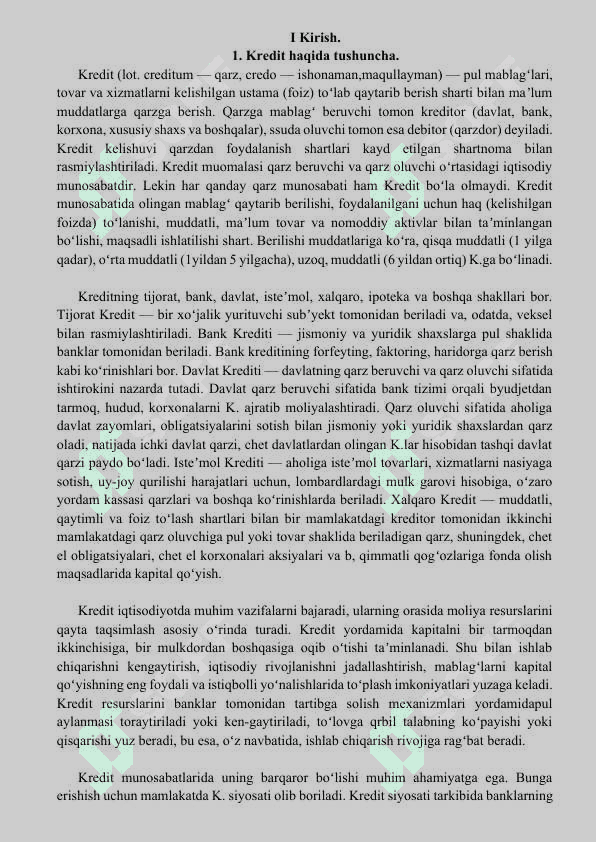 Kredit portfeli va uning diversifikatsiyasi 3