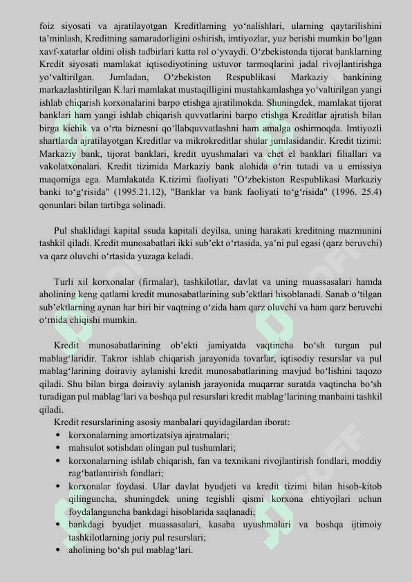 Kredit portfeli va uning diversifikatsiyasi 4